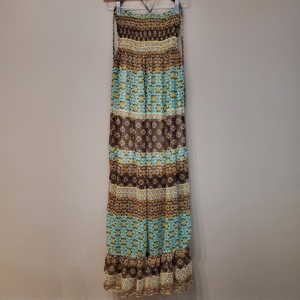 NWOT India Boutique Bohemian Maxi Dress - Picture 1 of 5